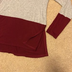 Long sleeve babydoll top